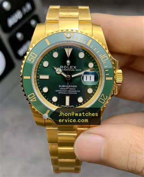 hulk rolex gold